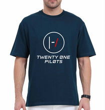 Load image into Gallery viewer, Twenty one pilots Oversized T-Shirt for Men-Petrol Blue-Ektarfa.online

