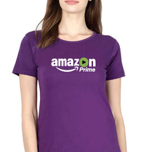 Load image into Gallery viewer, Amazon Prime T-Shirt for Women-Purple-Ektarfa.online
