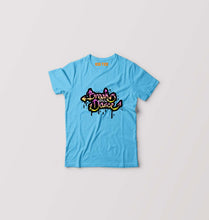 Load image into Gallery viewer, Graffiti Kids T-Shirt for Boy/Girl-Light Blue-Ektarfa.online
