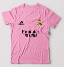 Load image into Gallery viewer, Real Madrid 2021-22 T-Shirt for Men-S(38 Inches)-Light Baby Pink-Ektarfa.online
