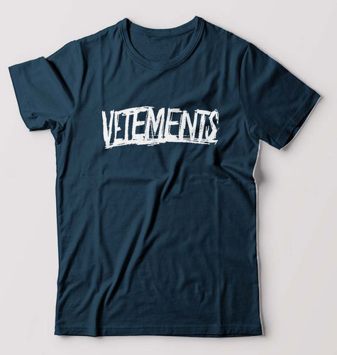 Vetements T-Shirt for Men-Petrol Blue-Ektarfa.online