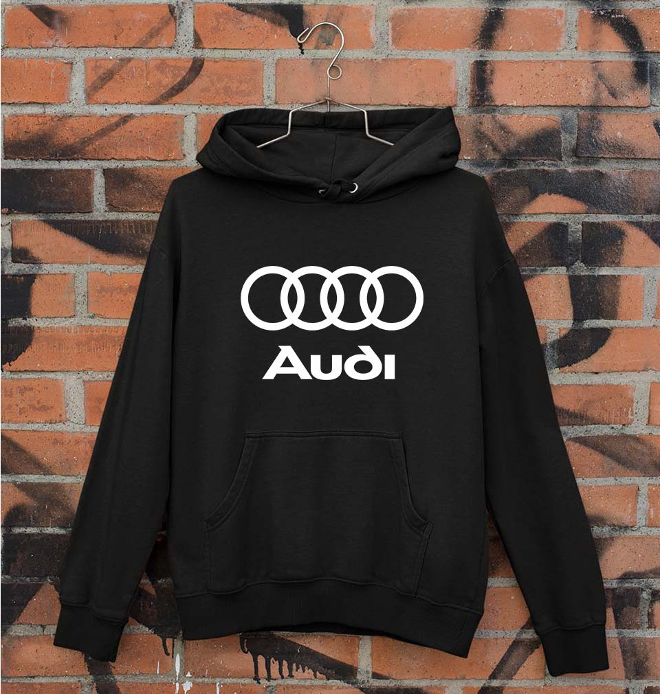 Audi Unisex Hoodie for Men/Women-S(40 Inches)-Black-Ektarfa.online