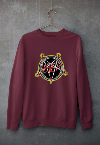 Slayer Unisex Sweatshirt for Men/Women-Maroon-Ektarfa.online