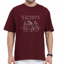 Load image into Gallery viewer, The 1975 Oversized T-Shirt for Men-Maroon-Ektarfa.online
