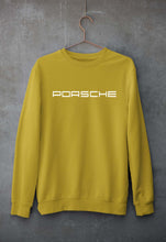 Load image into Gallery viewer, Porsche Unisex Sweatshirt for Men/Women-S(40 Inches)-Mustard Yellow-Ektarfa.online
