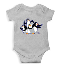 Load image into Gallery viewer, Penguins of Madagascar Kids Romper For Baby Boy/Girl-0-5 Months(18 Inches)-Grey-Ektarfa.online
