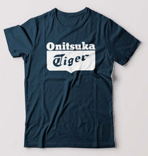 Load image into Gallery viewer, Onitsuka Tiger T-Shirt for Men-S(38 Inches)-Petrol Blue-Ektarfa.online
