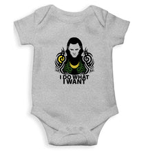 Load image into Gallery viewer, Loki Kids Romper For Baby Boy/Girl-0-5 Months(18 Inches)-Grey-Ektarfa.online
