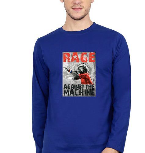 Rage Against The Machine Full Sleeves T-Shirt for Men-Royal Blue-Ektarfa.online