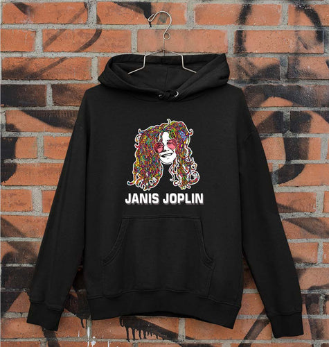 Janis Joplin Unisex Hoodie for Men/Women-Black-Ektarfa.online