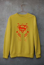 Load image into Gallery viewer, Superman Superhero Unisex Sweatshirt for Men/Women-Mustard yellow-Ektarfa.online
