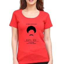 Load image into Gallery viewer, Kapil Dev T-Shirt for Women-Red-Ektarfa.online
