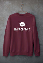 Load image into Gallery viewer, IIM Rohtak Unisex Sweatshirt for Men/Women-S(40 Inches)-Maroon-Ektarfa.online
