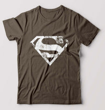 Load image into Gallery viewer, Superman Superhero T-Shirt for Men-Olive Green-Ektarfa.online
