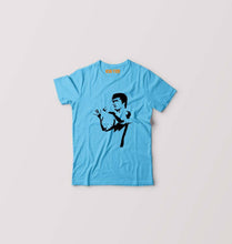 Load image into Gallery viewer, Bruce Lee Kids T-Shirt for Boy/Girl-0-1 Year(20 Inches)-Light Blue-Ektarfa.online

