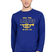 Load image into Gallery viewer, Trumpet Full Sleeves T-Shirt for Men-Royal blue-Ektarfa.online

