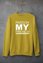 Load image into Gallery viewer, Pardon My French Unisex Sweatshirt for Men/Women-Mustard Yellow-Ektarfa.online
