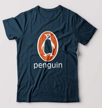 Load image into Gallery viewer, Penguin T-Shirt for Men-Petrol Blue-Ektarfa.online
