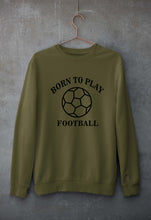 Load image into Gallery viewer, Play Football Unisex Sweatshirt for Men/Women-S(40 Inches)-Olive Green-Ektarfa.online
