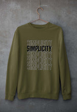 Load image into Gallery viewer, Simplicity Unisex Sweatshirt for Men/Women-S(40 Inches)-Olive Green-Ektarfa.online
