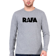 Load image into Gallery viewer, Rafael Nadal (RAFA) Full Sleeves T-Shirt for Men-Grey Melange-Ektarfa.online
