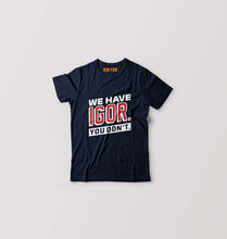 Load image into Gallery viewer, Igor Kids T-Shirt for Boy/Girl-Navy Blue-Ektarfa.online
