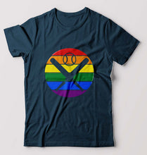 Load image into Gallery viewer, Baseball T-Shirt for Men-Petrol Blue-Ektarfa.online
