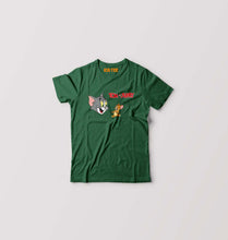 Load image into Gallery viewer, Tom and Jerry Kids T-Shirt for Boy/Girl-0-1 Year(20 Inches)-Dark Green-Ektarfa.online

