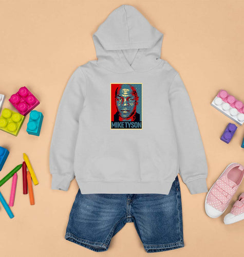 Mike Tyson Kids Hoodie for Boy/Girl-GREY-Ektarfa.online