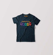 Load image into Gallery viewer, Evolution Football Kids T-Shirt for Boy/Girl-Petrol Blue-Ektarfa.online
