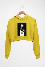 Load image into Gallery viewer, The Godfather Crop HOODIE FOR WOMEN-Mustard Yellow-Ektarfa.online
