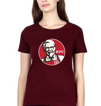 Load image into Gallery viewer, KFC T-Shirt for Women-Maroon-Ektarfa.online
