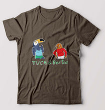 Load image into Gallery viewer, Tuca &amp; Bertie T-Shirt for Men-Olive Green-Ektarfa.online
