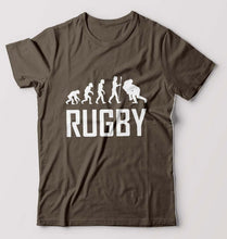 Load image into Gallery viewer, Rugby Evolution T-Shirt for Men-Olive Green-Ektarfa.online
