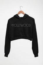 Load image into Gallery viewer, Hollywood Crop HOODIE FOR WOMEN-Black-Ektarfa.online
