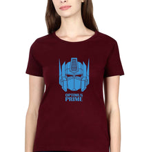 Load image into Gallery viewer, Optimus Prime T-Shirt for Women-Maroon-Ektarfa.online
