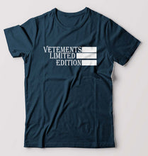 Load image into Gallery viewer, Vetements T-Shirt for Men-Petrol Blue-Ektarfa.online
