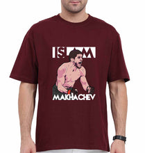 Load image into Gallery viewer, Islam Makhachev Oversized T-Shirt for Men-Maroon-Ektarfa.online
