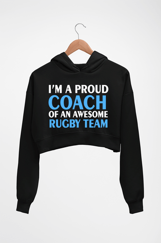 Rugby Crop HOODIE FOR WOMEN-Black-Ektarfa.online