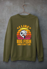 Load image into Gallery viewer, Fishing Unisex Sweatshirt for Men/Women-Olive Green-Ektarfa.online
