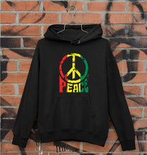 Load image into Gallery viewer, Bob Marley Peace Unisex Hoodie for Men/Women-S(40 Inches)-Black-Ektarfa.online
