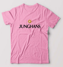 Load image into Gallery viewer, Junghans T-Shirt for Men-S(38 Inches)-Light Baby Pink-Ektarfa.online
