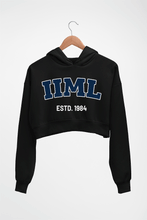 Load image into Gallery viewer, IIM Lucknow Crop HOODIE FOR WOMEN
