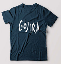 Load image into Gallery viewer, Gojira T-Shirt for Men-S(38 Inches)-Petrol Blue-Ektarfa.online
