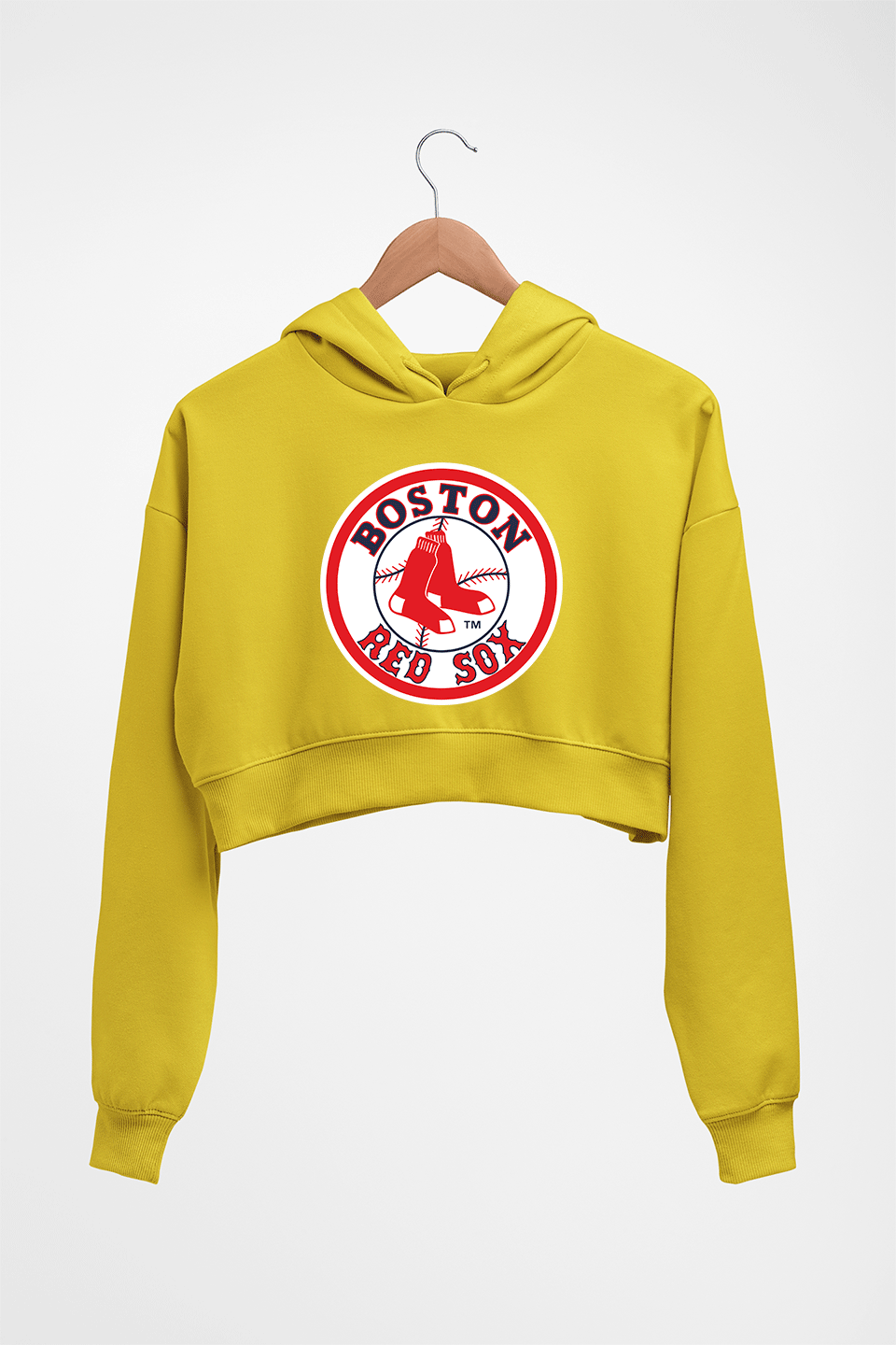 Boston Red Sox Baseball Crop HOODIE FOR WOMEN –