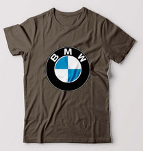 Load image into Gallery viewer, BMW T-Shirt for Men-S(38 Inches)-Olive Green-Ektarfa.online
