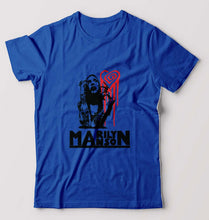 Load image into Gallery viewer, Marilyn Manson T-Shirt for Men-Royal Blue-Ektarfa.online
