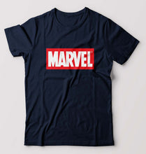 Load image into Gallery viewer, Marvel T-Shirt for Men-S(38 Inches)-Navy Blue-Ektarfa.online
