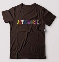 Load image into Gallery viewer, Astroworld Travis Scott T-Shirt for Men-S(38 Inches)-Coffee Brown-Ektarfa.online
