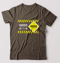Load image into Gallery viewer, Gym Workout T-Shirt for Men-Olive Green-Ektarfa.online
